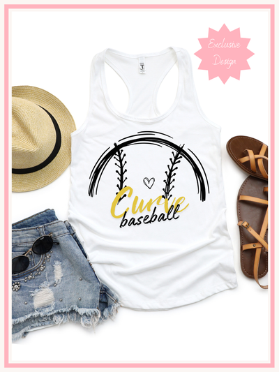 SEP Curve Heart and Baseball Tank