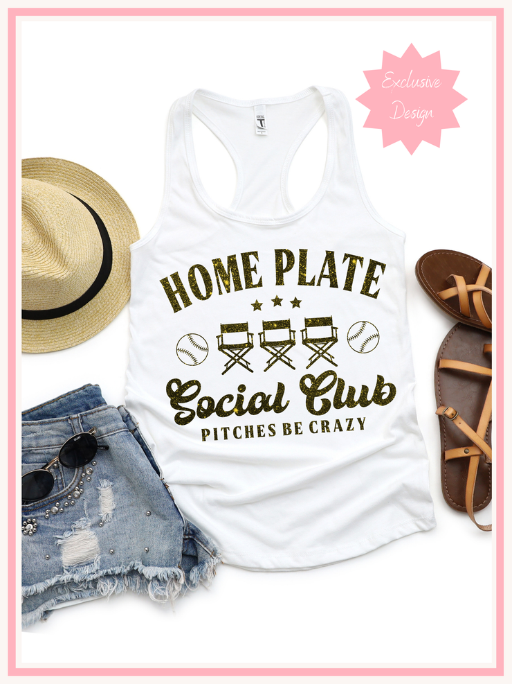 SEP Curve Home Plate Social Club Tank