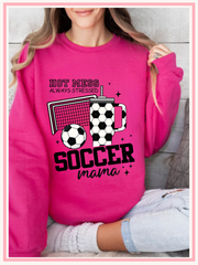 Hot Mess Soccer Mama Crewneck Sweatshirt