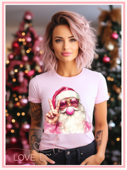 Pink Santa Bubblegum Tshirt