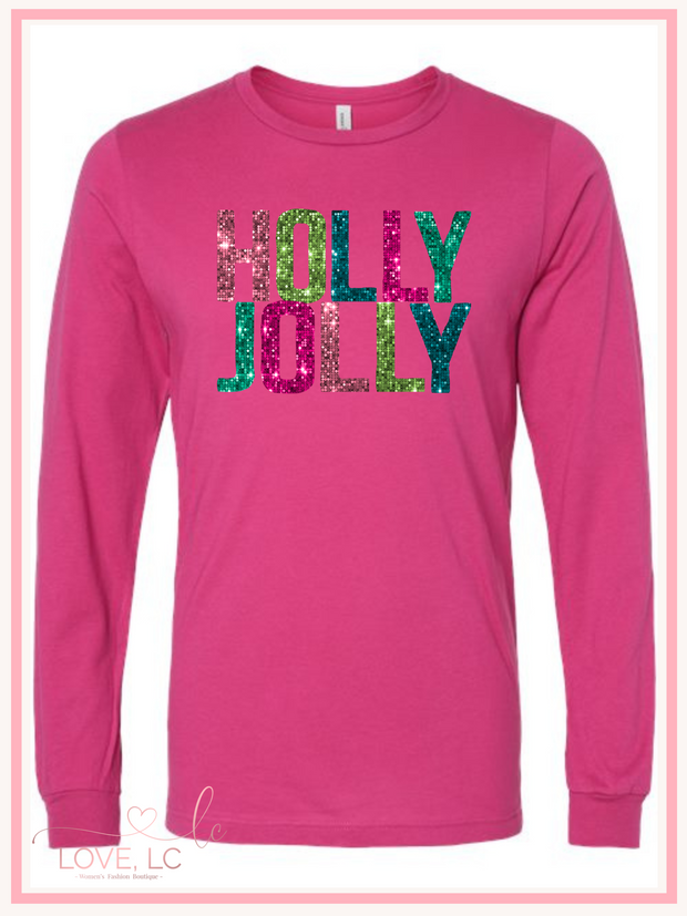 Holly Jolly Long Sleeve Shirt