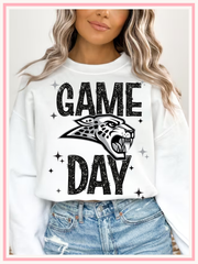 Ankeny Centennial Jaguars Faux Glitter Game Day Crewneck