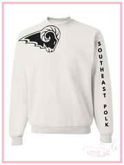 SEP Oversized Logo w/ Sleeve Detail Crewneck