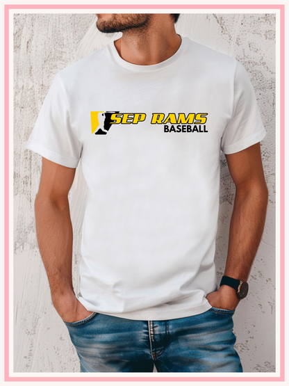 SEP Rams Baseball w/ baller, black/gold