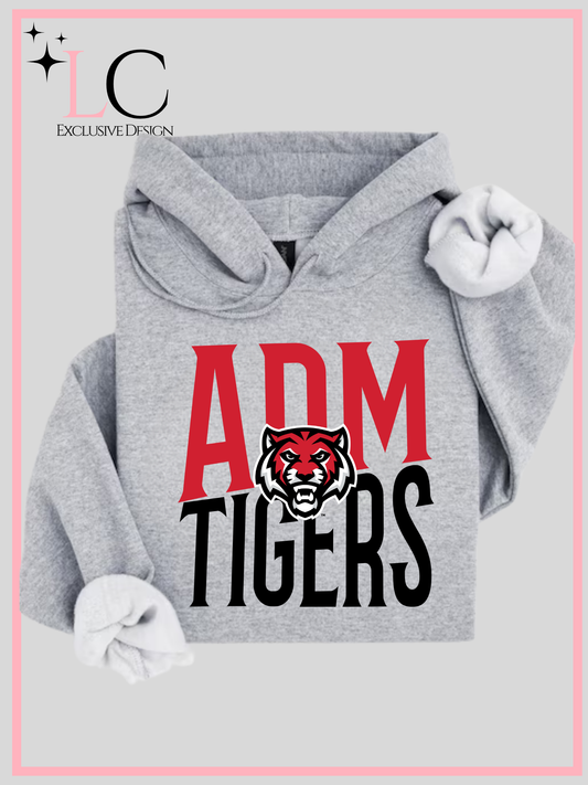 ADM Tigers Slanted, Grey