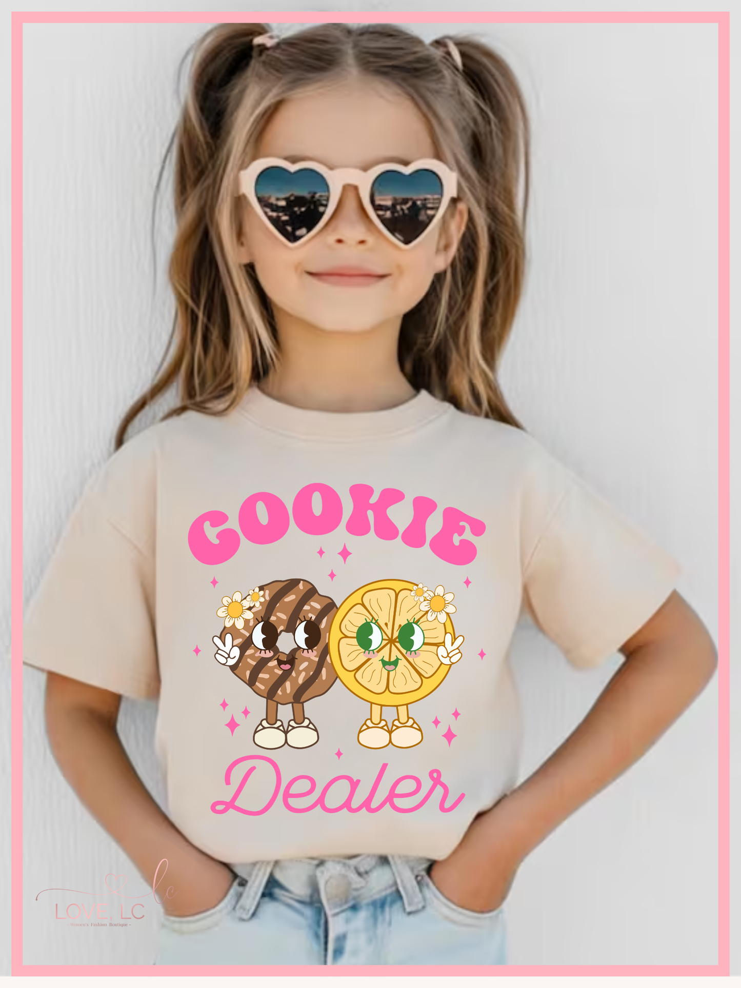 Girl Scouts Cookie Dealer, Pink