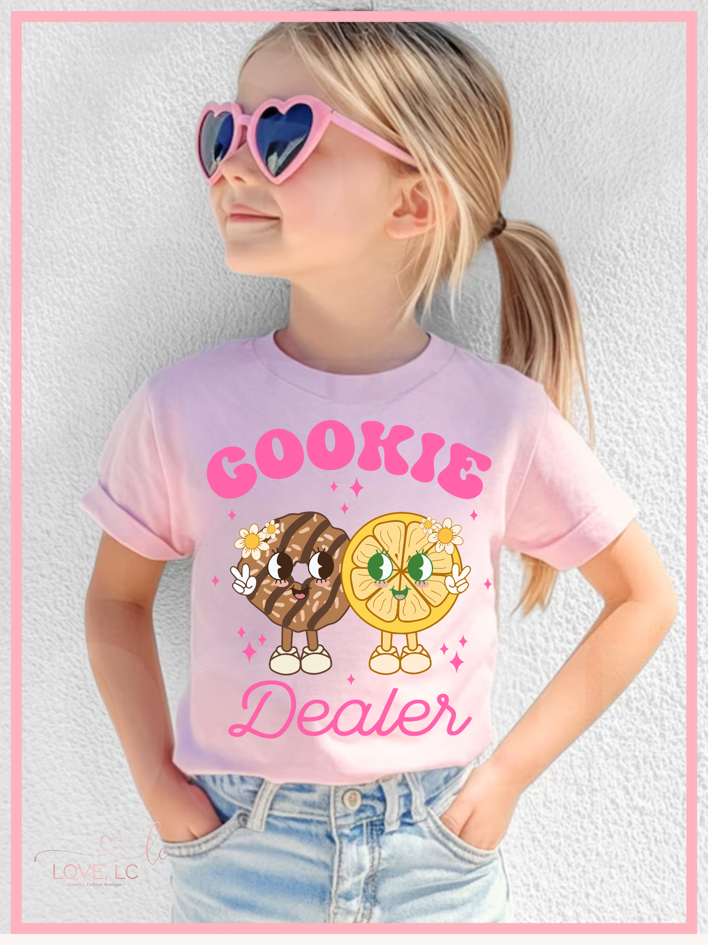 Girl Scouts Cookie Dealer, Pink