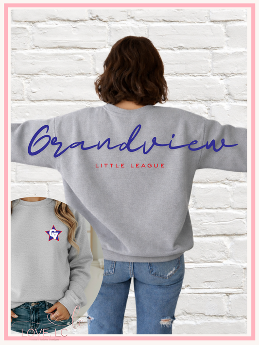 GVLL Large Print Crewneck