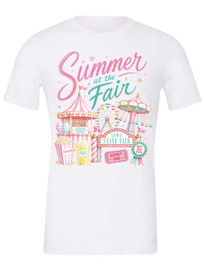 Summer at the Iowa State Fair Unisex Cotton Tee