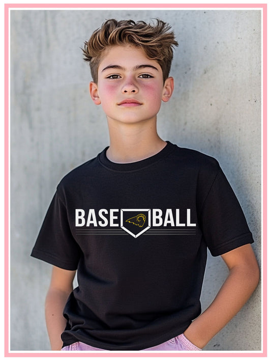 SEP Rams Baseball w/ lines, Youth