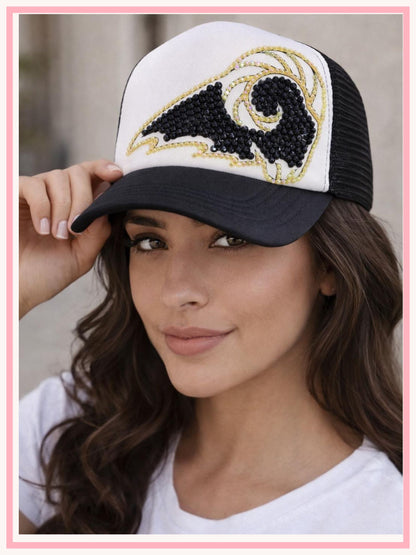 SEP Rhineston Mascot Trucker Cap