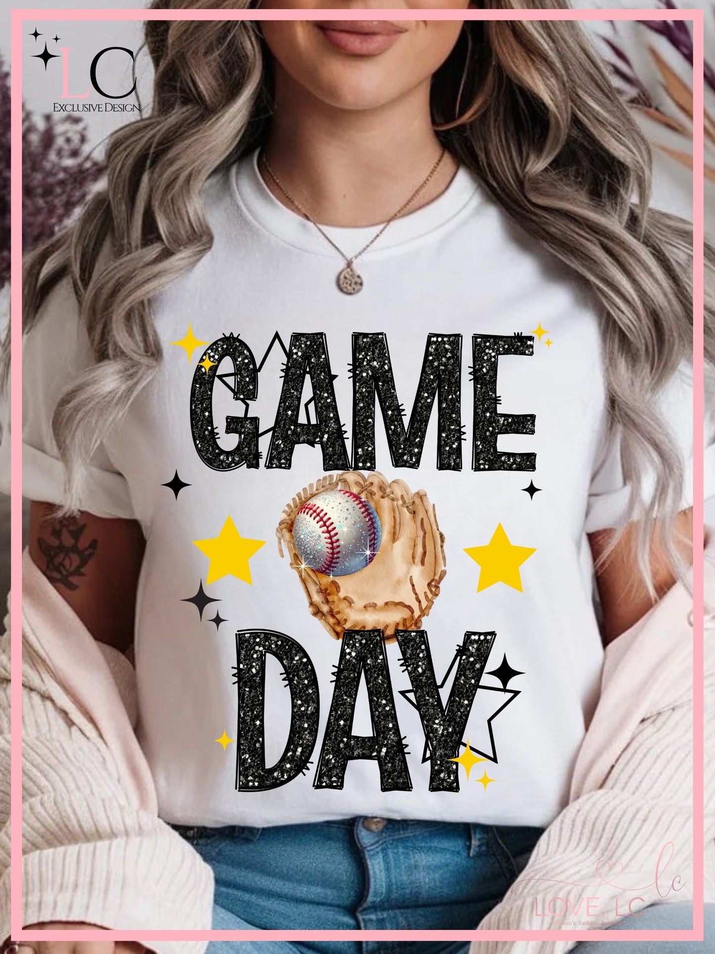 SEP Faux Glitter Game Day, Baseball