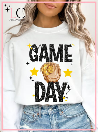 SEP Faux Glitter Game Day, Softball