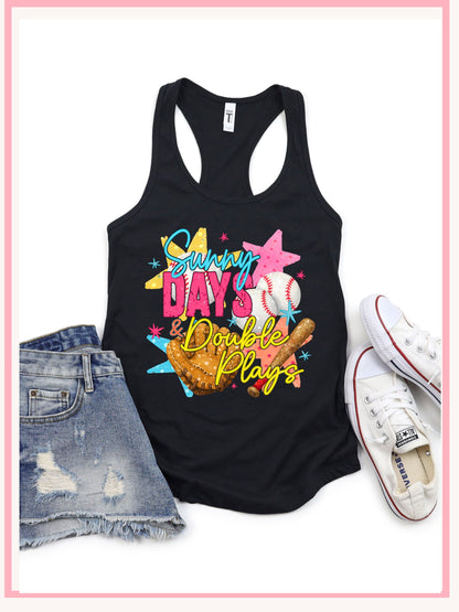 Sunny Day & Double Plays Tank Top