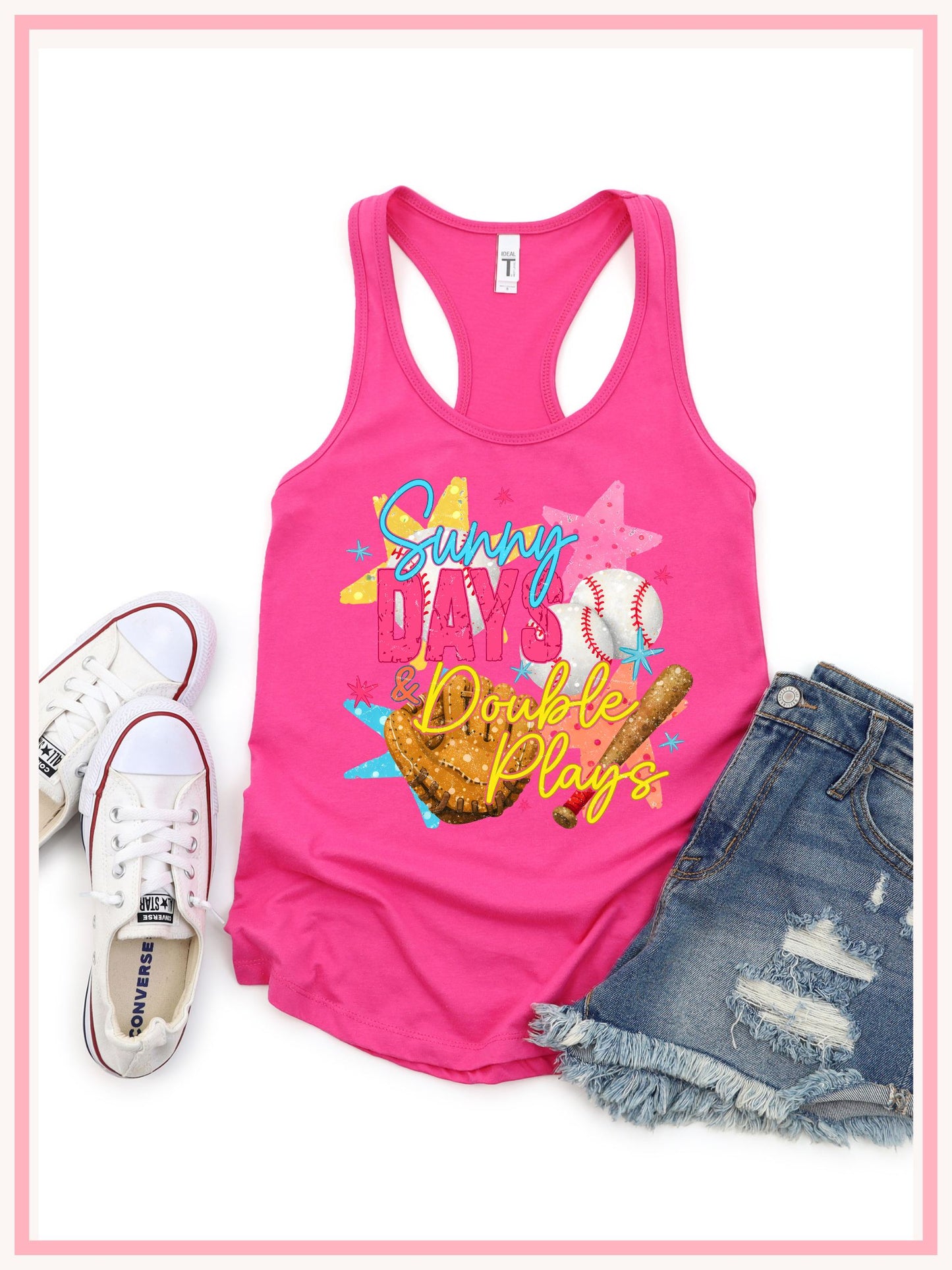 Sunny Day & Double Plays Tank Top