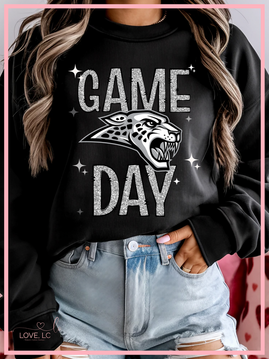 Ankeny Centennial Faux Glitter Game Day, Silver