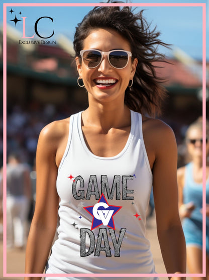 GVLL Faux Glitter Game Day