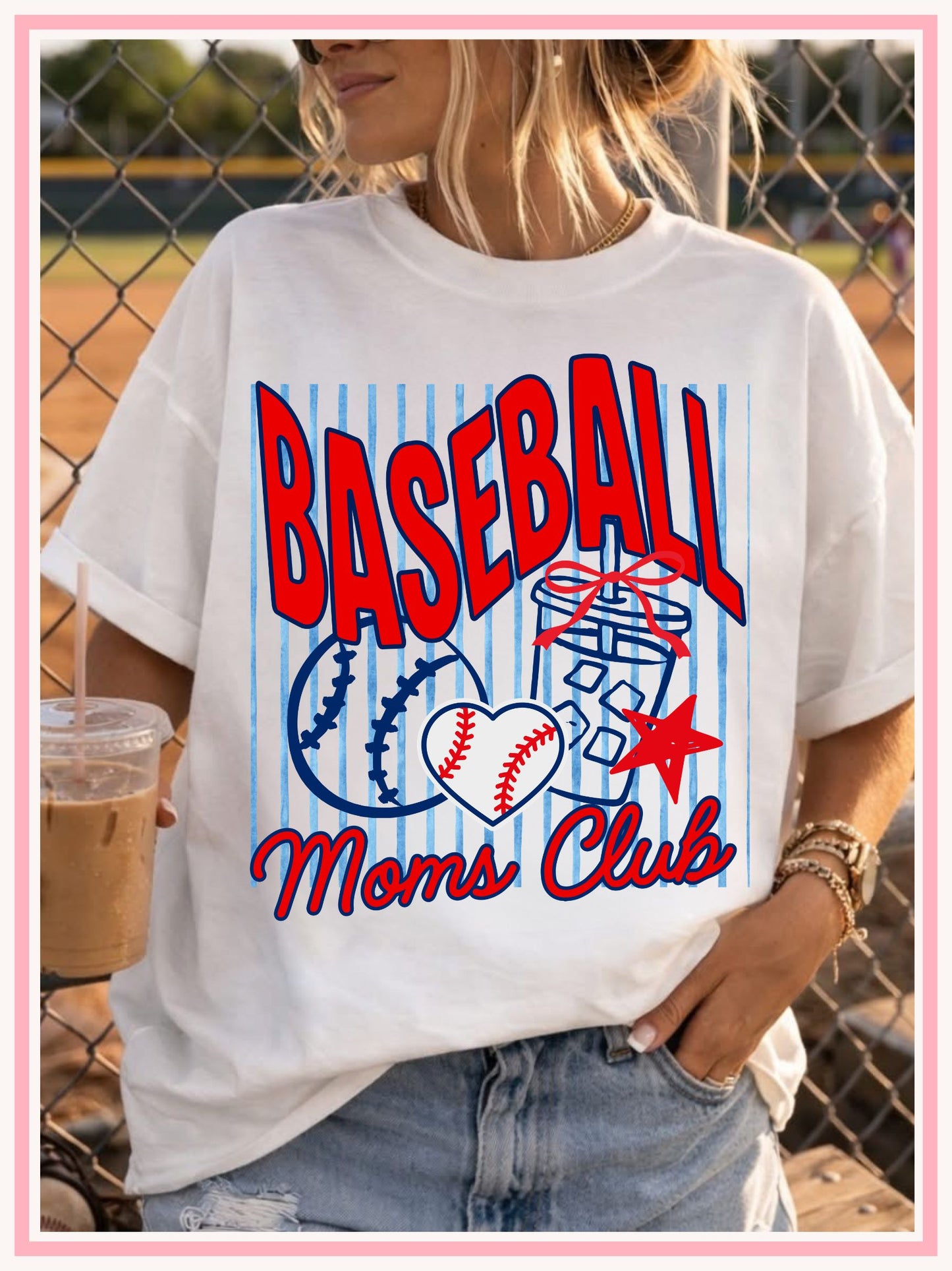 Baseball Moms Club Tee