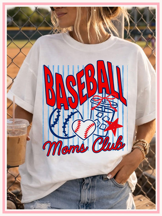 Baseball Moms Club Tee