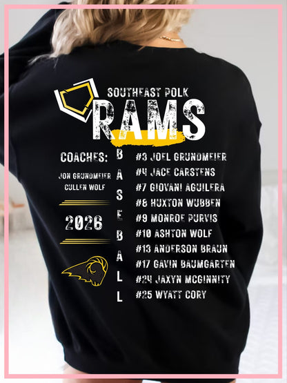 SEP Rams Baseball Club 10u Gold Roster Collage