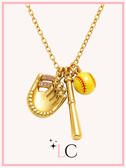 Softball Necklace