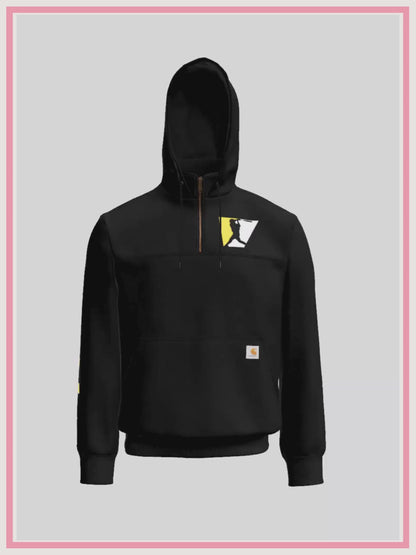 SEP Baseball w/ sleeve Carhartt® Rain Defender® Paxton Heavyweight Hooded Zip Mock Sweatshirt (Copy)