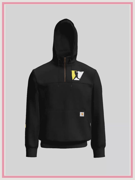 SEP Baseball w/ sleeve Carhartt® Rain Defender® Paxton Heavyweight Hooded Zip Mock Sweatshirt (Copy)